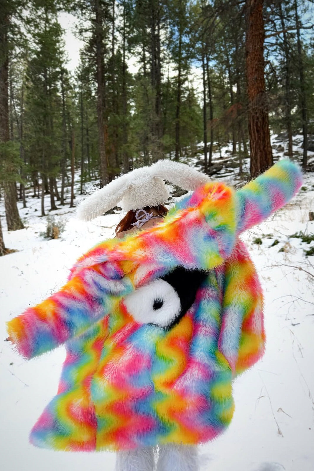 Yin Yang Coat - Prismatic