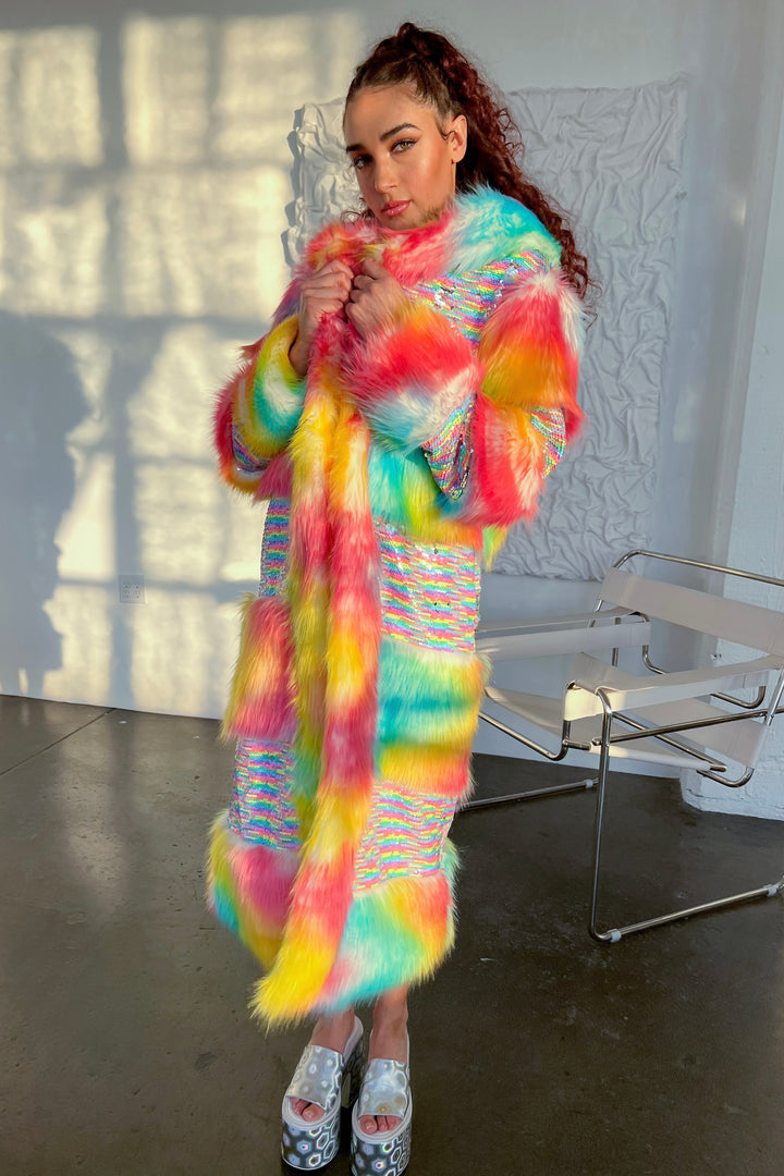 Discotech Fur Coat