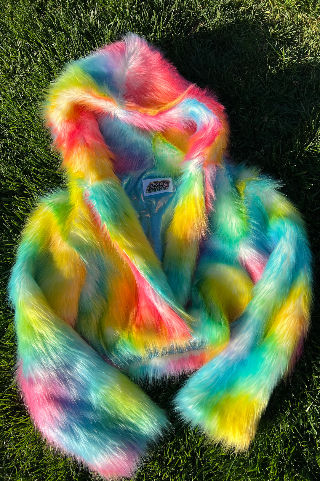 Prismatic Crop Coat