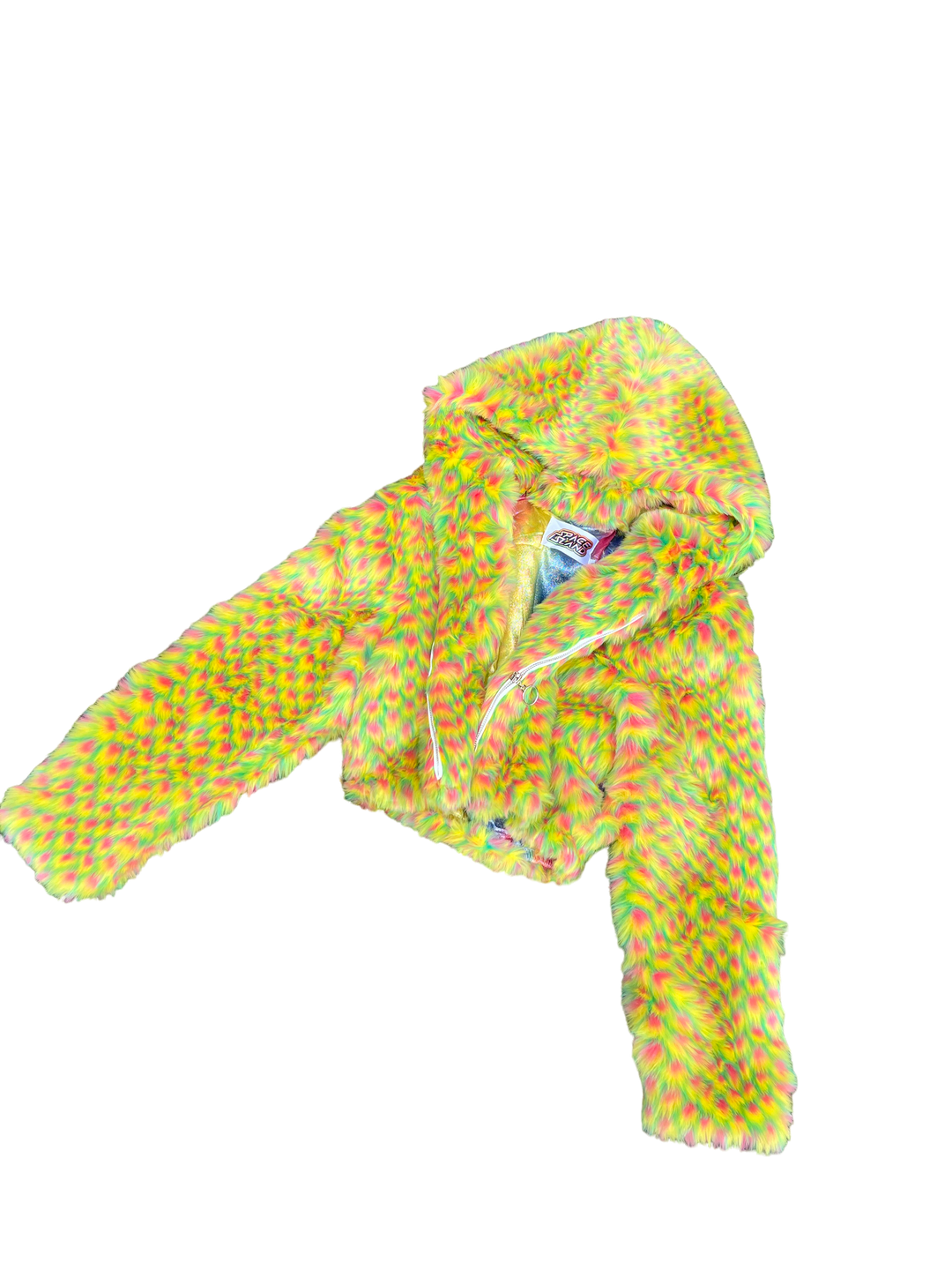 Happy Pill Crop Coat - Mellow Yellow