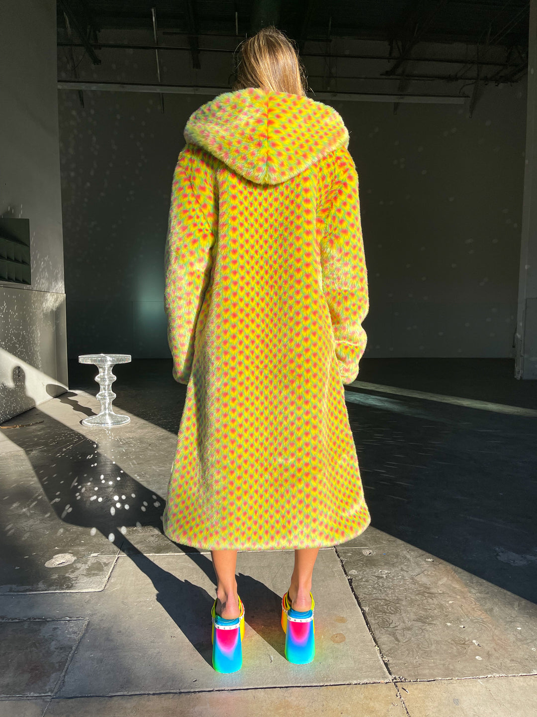Happy Pill Fur Coat - Mellow Yellow