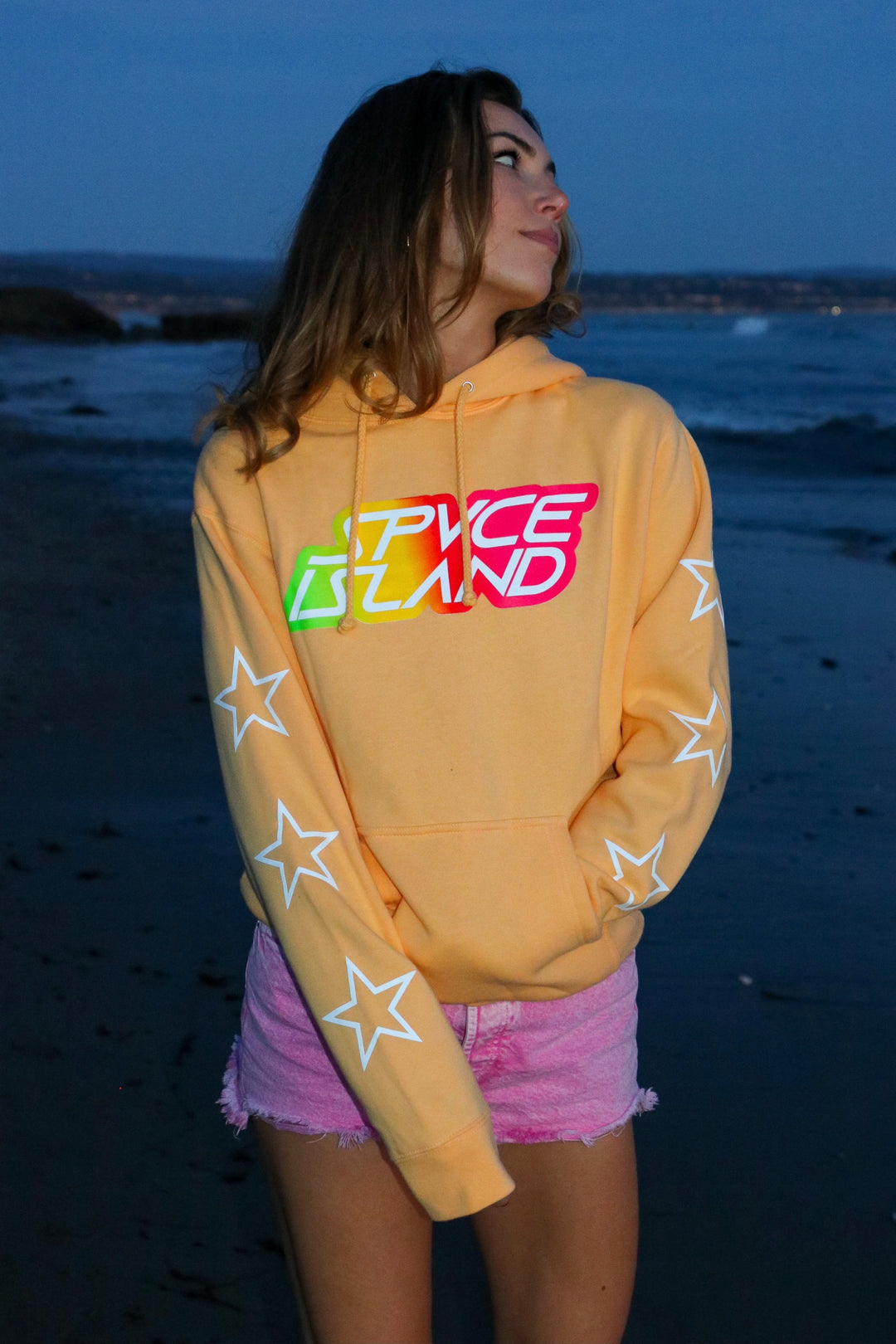 Space Island Bold Hoodie ☆ Melon