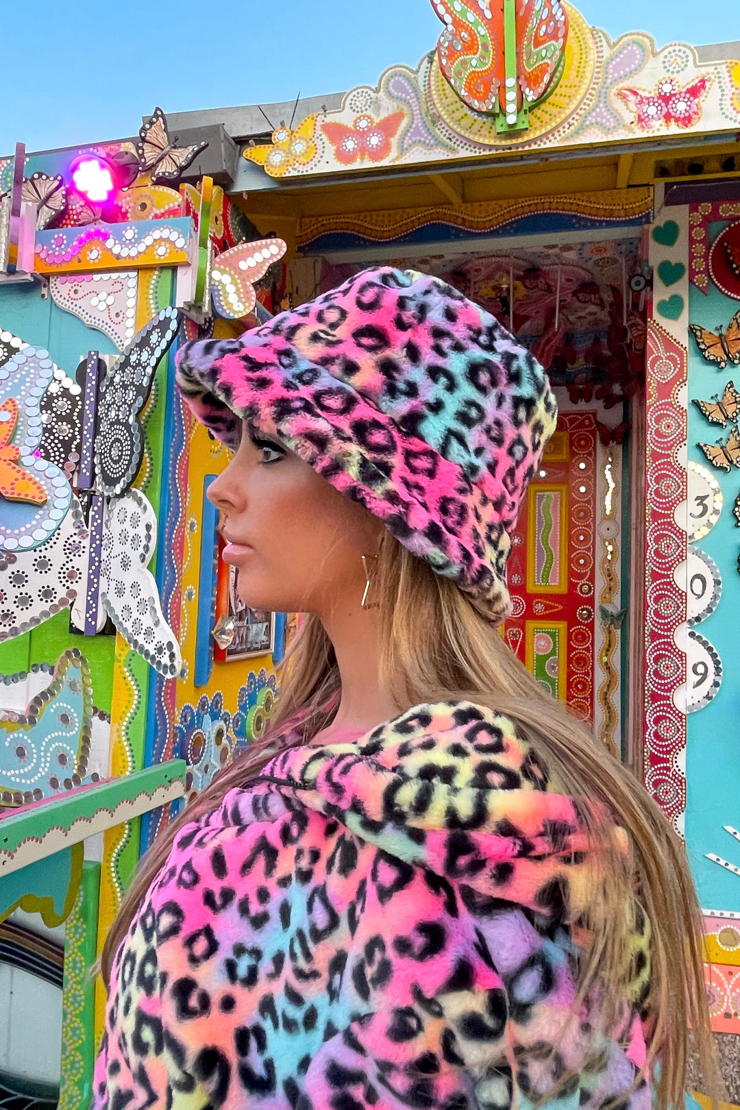 Rainbow Kitty Bucket Hat