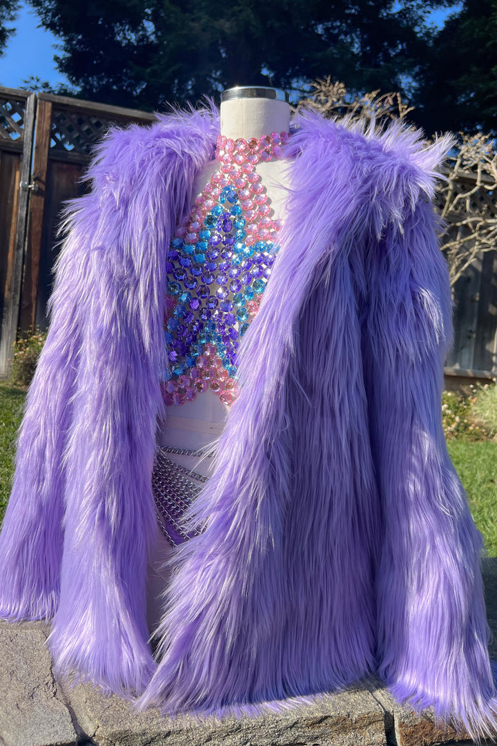 Amethyst Fur Coat