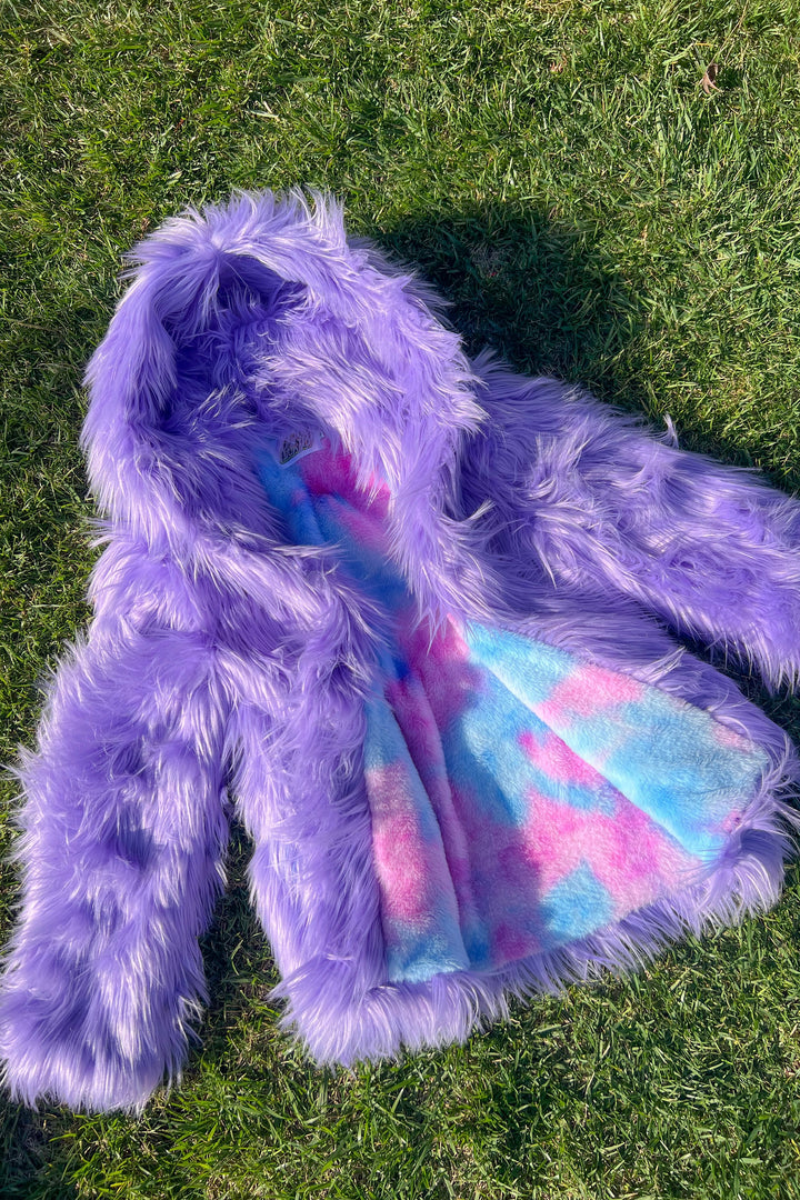 Amethyst Fur Coat