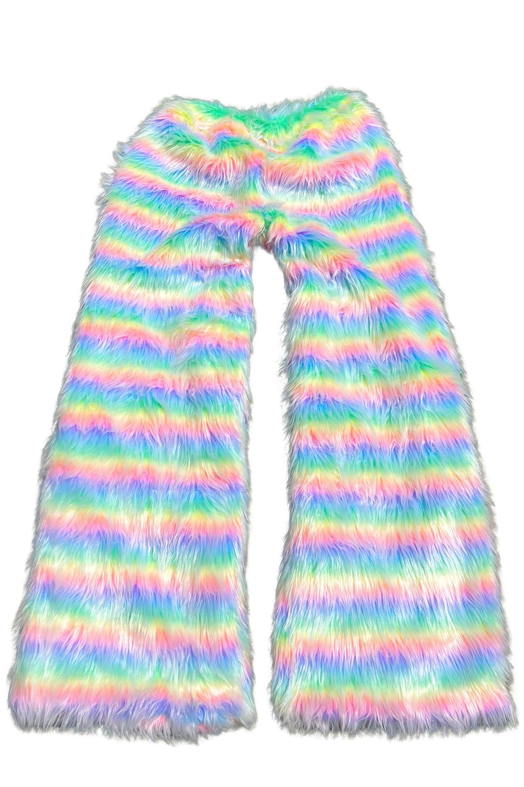 Frosted Rainbow Fur Pants