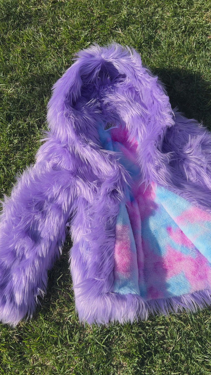 Amethyst Fur Coat