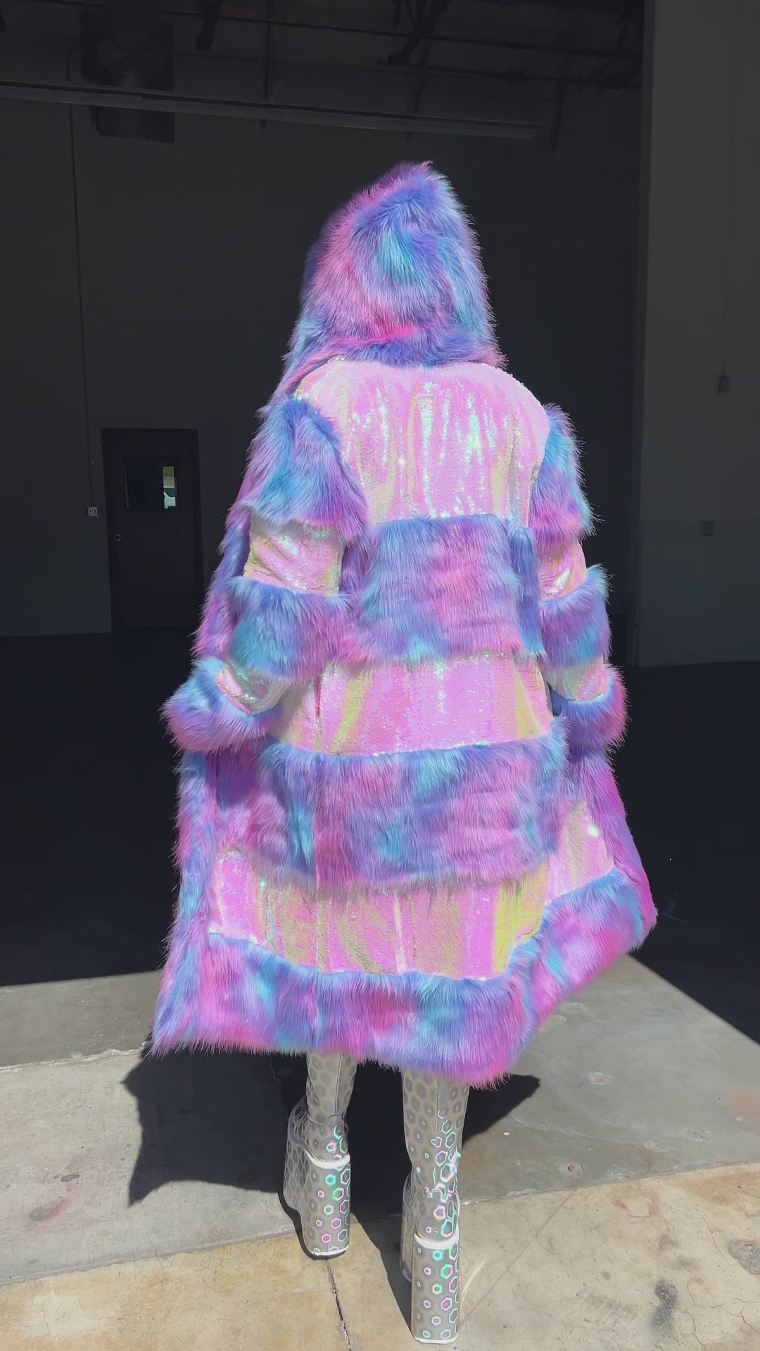 Fairy Floss Sequin Coat