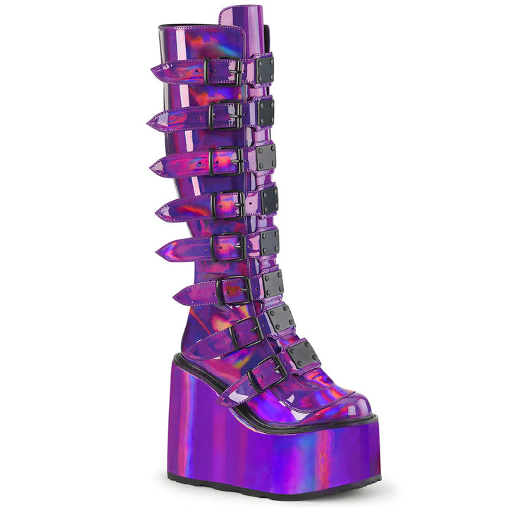 Purple Disco Boots - 10