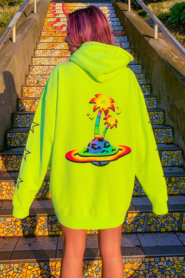 Space Island Planet Hoodie ☆ Highlighter